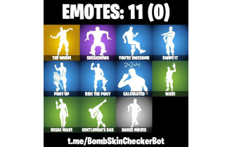 UNIQUE - Royale Knight,  Blue Squire  [12 Skins, 500 Vbucks, 10 Axes, 11 Emotes, 12 Gliders and MORE!]