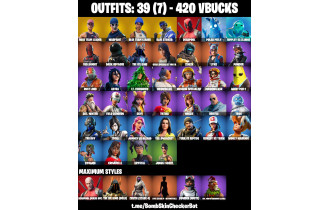 UNIQUE - OG STW , OG STW  [39 Skins, 420 Vbucks, 46 Axes, 59 Emotes, 44 Gliders and MORE!]