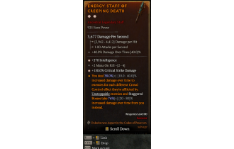 Legendary Staff[*150 DMG_Crit | *270 INT]