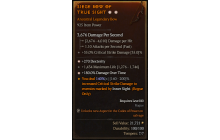 Legendary Bow[*180 DMG_DoT | *270 DEX | 1434 Life]