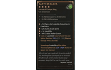 EarthBreaker [Max Unique | ⭐️ 4 Greater | Ring | Druid]