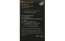 MjÖlnic Ryng [Max Unique | ⭐️ 4 Greater | Ring | Druid]