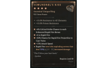 Scoundrel's Kiss [Max Unique | ⭐️ 4 Greater | Ring | Rogue]