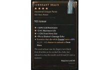 Iceheart Brais [Max Unique | ⭐️ 4 Greater | Pants | Sorcerer]