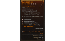 Legendary Bow[*180 DMG_DoT | *270 DEX | *2620 Life]