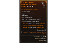 Legendary Gloves[Barrage | *4 Barrage | *12 Crit | *135 DEX]