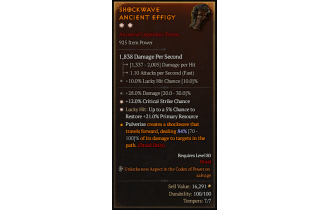 Legendary Totem[*12 Crit | *21 LH:Res | 28 DMG]