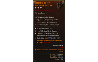 Legendary Totem[*12 Crit | *21 LH:Res | *1310 Life]