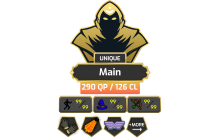 Main | Staker | TTL: 2277 | CL: 126 | QP: 290 [99 AGI, 99 MAGE, 99 RAN, 99 RC, 99 STR, B Gloves, Defender, DS2 + MORE!]