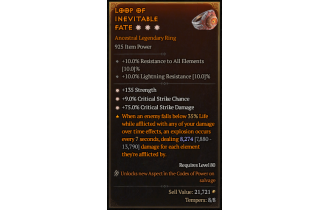 Legendary Ring[*9 Crit | *75 DMG_Crit | *135 STR]