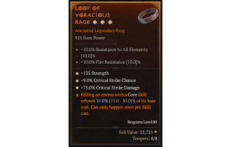 Legendary Ring[*9 Crit | *75 DMG_Crit | *135 STR]