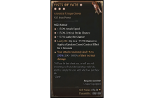 Fists of Fate[*DMG 295 | *77.7 LHC | *13 Crit | *13 ATKSPD | *77.7 LH:CC]