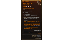 Legendary Gloves[*36 LH:Vulnerable | *75 DMG_Crit | *135 DEX]