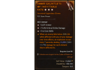 Legendary Gloves[*3 CoreSkills | *75 DMG_Crit | *2625 Armor]