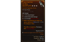 Legendary Gloves[Fireball | *4 Fireball | *13.5 ATKSPD | *60 DMG_Vulnerable]