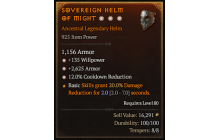 Legendary Helm[*12 CDR | *2625 Armor | *135 WP]