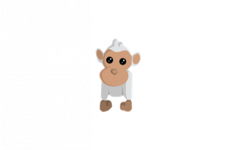 Albino Monkey (Adopt Me - Pet) [Adopt Me - Pet]