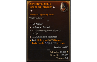 Legendary Helm[*12 CDR | *6 FpS]