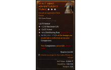 Legendary Chest Armor[Druid | *4 DebilitatingRoar | *2625 Armor | *1310 Life]