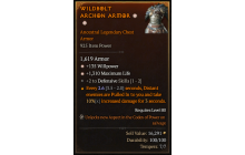 Legendary Chest Armor[*135 WP | *1310 Life | 2 Defensive]