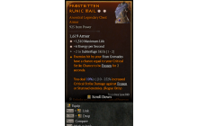 Legendary Chest Armor[Rogue | *6 ENpS | *1310 Life | 2 Subterfuge]