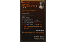 Legendary Chest Armor[Sorcerer | *4 FlameShield | *15 ResistAll | *135 INT]