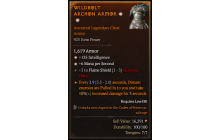 Legendary Chest Armor[Sorcerer | *6 MpS | *135 INT | 3 FlameShield]