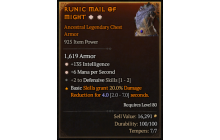 Legendary Chest Armor[*6 MpS | *135 INT | 2 Defensive]