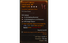 Legendary Pants[*15 ResistAll | *9 Dodge]