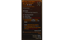 Legendary Boots[Necromancer | *4 BoneSpirit | *2625 Armor]