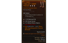 Legendary Boots[Necromancer | *3 SkelWarrior | *1310 Life]