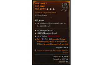 Legendary Boots[Sorcerer | *4 Meteor | *27 MS | *6 MpS]