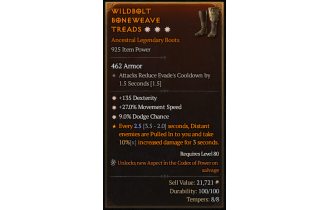 Legendary Boots[*27 MS | *9 Dodge | *135 DEX]