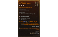 Legendary Boots[*2625 Armor | *6 MpS | *135 INT]