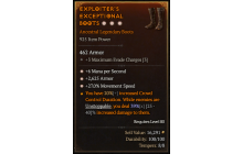 Legendary Boots[*27 MS | *2625 Armor | *6 MpS]