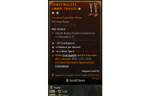 Legendary Boots[Necromancer | *4 BoneSpirit | *6 ESpS | *135 INT]