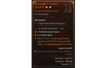 Legendary Boots[Necromancer | *4 BoneSpirit | *27 MS]