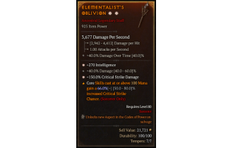 Legendary Staff[*150 DMG_Crit | *270 INT | 40 DMG]