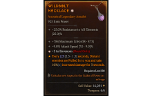 Legendary Amulet[Druid | *3 Envenom | 9 ATKSPD]