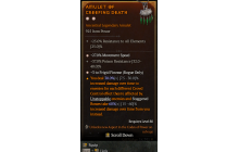 Legendary Amulet[Rogue | *3 FrigidFinesse | *27 MS | 37 PR]