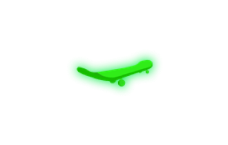 Neon Green Skateboard (Adopt Me - Transport) [Ultra Rare]