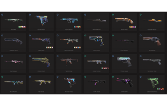 UNIQUE - Unranked - 8x Knife Skins [18 Agents, LVL 232, 2x Champions 2021 Skins and MORE!]