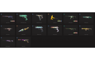 UNIQUE - Unranked - 3x Knife Skins [18 Agents, LVL 217, 6x Valiant Hero Skins and MORE!]