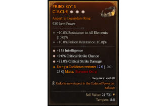 Legendary Ring[*9 Crit | *75 DMG_Crit | *135 INT]