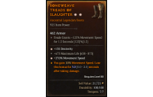 Legendary Boots[*27 MS | *135 DEX | 673 Life]