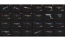 UNIQUE - Silver - 4x Knife Skins [11 Agents, LVL 78, Luna Descent and MORE!]