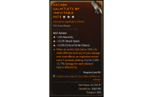 Legendary Gloves[*12 Crit | *13.5 ATKSPD | *135 DEX]