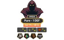 Pure - 1 DEF | Starter | TTL: 142 | CL: 38 [NO EMAIL SET + MORE!]