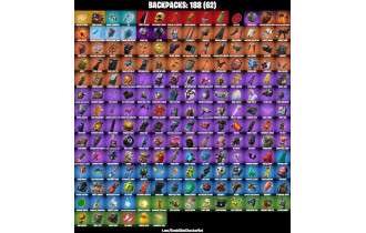 UNIQUE - Galaxy,  [197 Skins, 455 Vbucks, 173 Axes, 136 Emotes and MORE!]