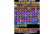 UNIQUE - Ikonik, Galaxy [95 Skins, 1550 Vbucks, 49 Axes, 67 Emotes, 52 Gliders and MORE!]